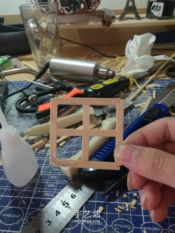 竹簽手工制作埃菲爾鐵塔模型的詳細(xì)圖解教程 -  rpnrmr.com