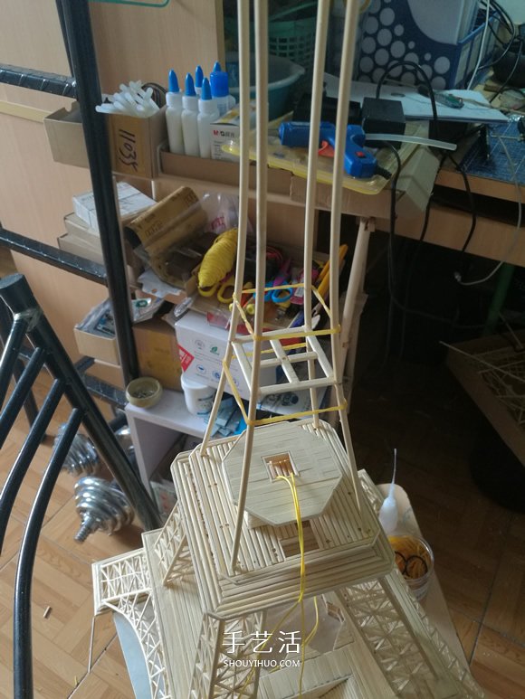 竹簽手工制作埃菲爾鐵塔模型的詳細(xì)圖解教程 -  rpnrmr.com