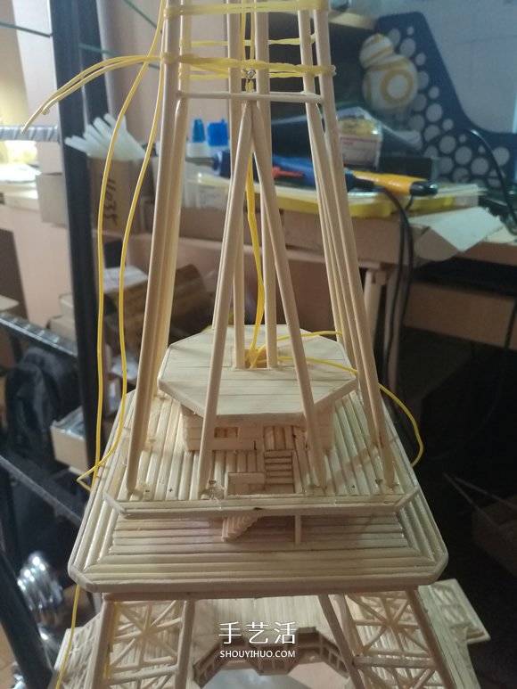 竹簽手工制作埃菲爾鐵塔模型的詳細(xì)圖解教程 -  rpnrmr.com