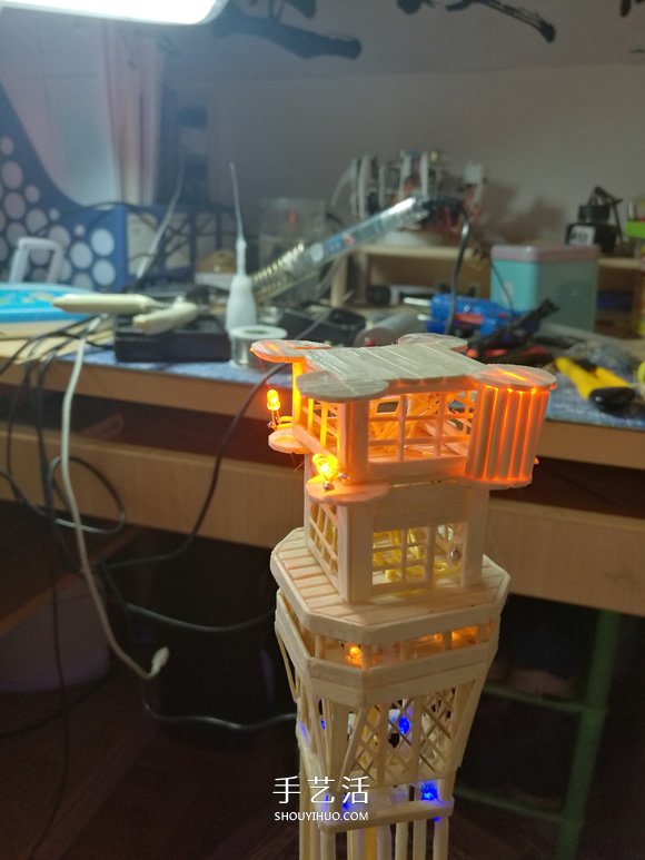 竹簽手工制作埃菲爾鐵塔模型的詳細(xì)圖解教程 -  rpnrmr.com