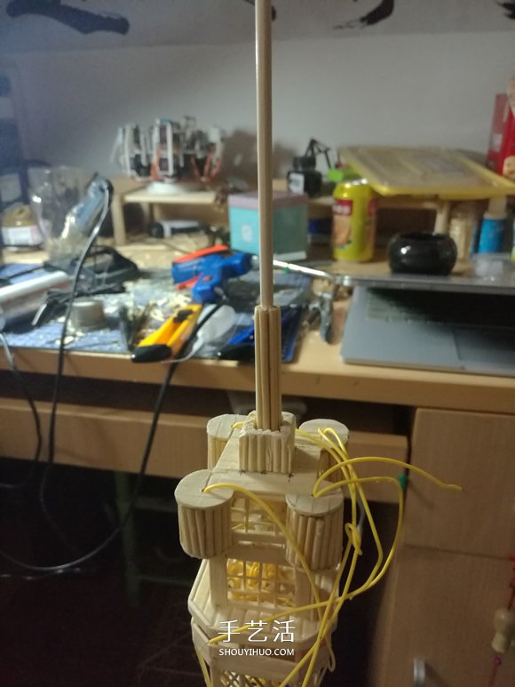 竹簽手工制作埃菲爾鐵塔模型的詳細(xì)圖解教程 -  rpnrmr.com
