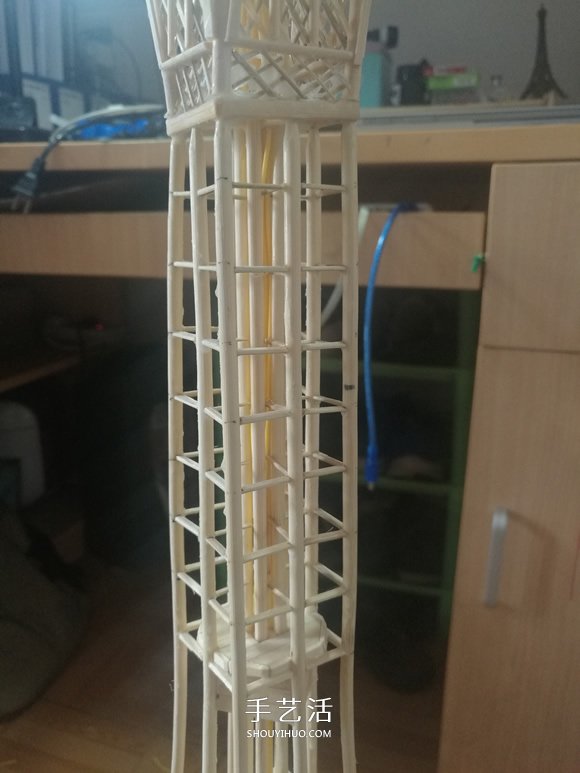 竹簽手工制作埃菲爾鐵塔模型的詳細(xì)圖解教程 -  rpnrmr.com
