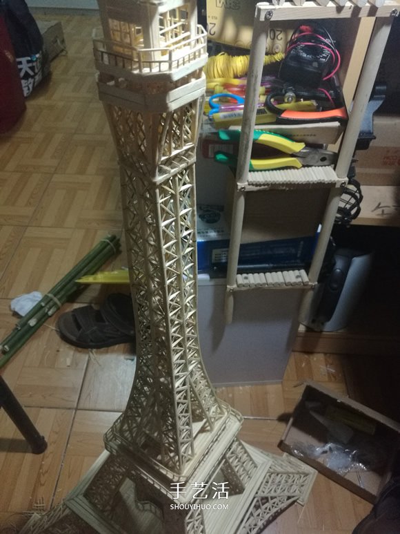 竹簽手工制作埃菲爾鐵塔模型的詳細(xì)圖解教程 -  rpnrmr.com