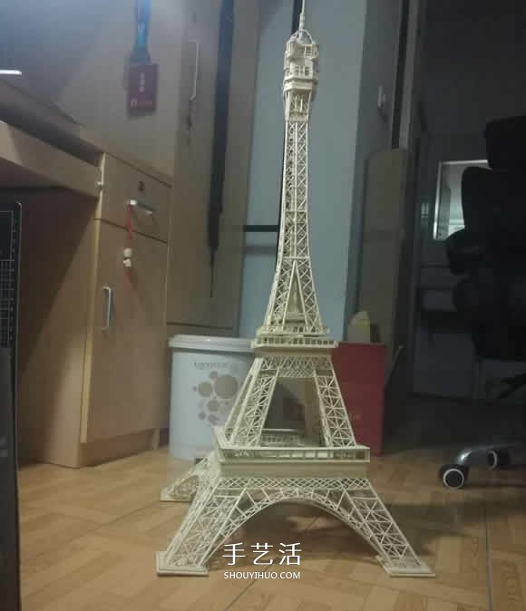 竹簽手工制作埃菲爾鐵塔模型的詳細(xì)圖解教程 -  rpnrmr.com