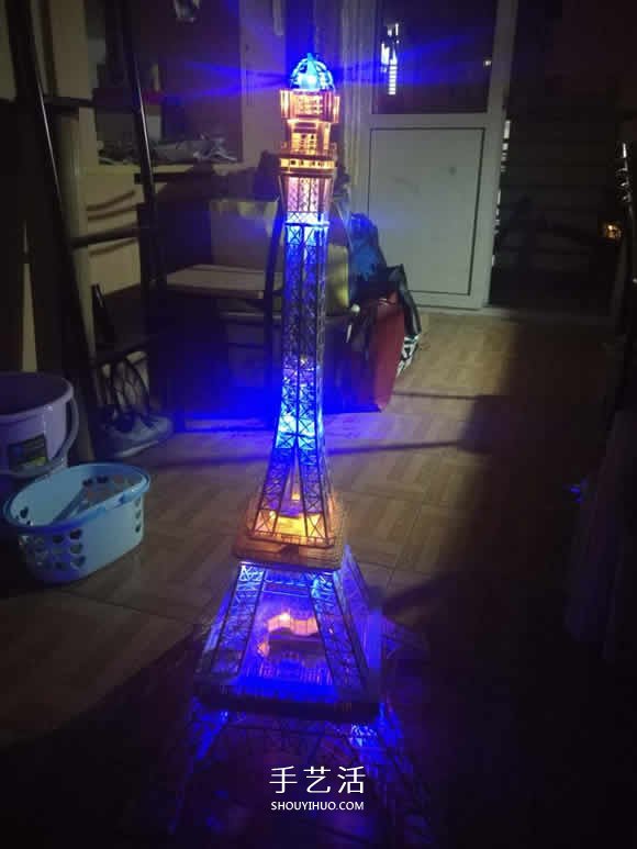 竹簽手工制作埃菲爾鐵塔模型的詳細(xì)圖解教程 -  rpnrmr.com