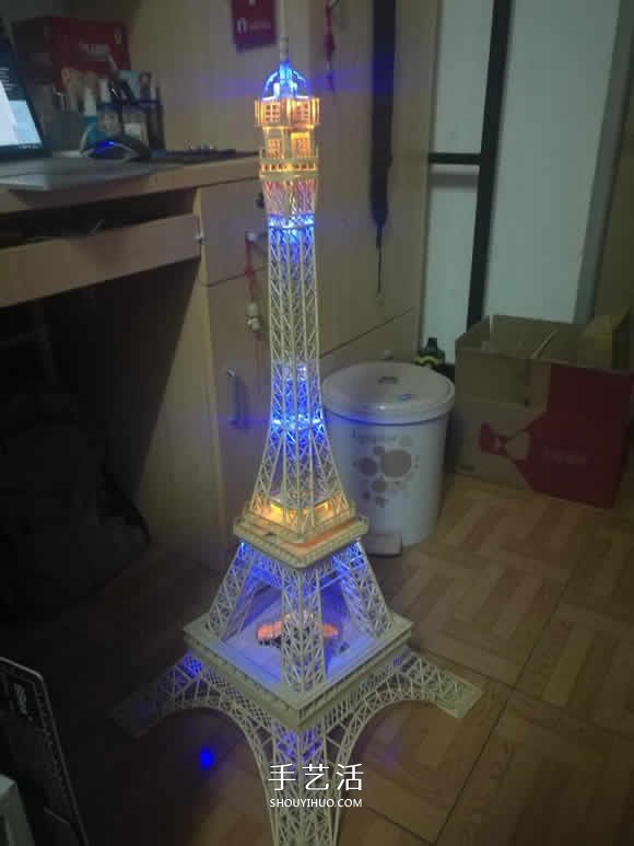 竹簽手工制作埃菲爾鐵塔模型的詳細(xì)圖解教程 -  rpnrmr.com