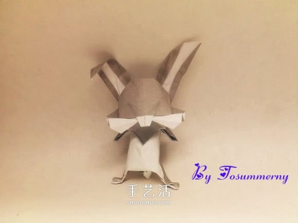 兔八哥的折紙方法圖解 大牙兔的折法步驟圖 -  rpnrmr.com