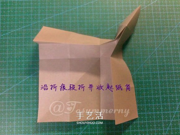 兔八哥的折紙方法圖解 大牙兔的折法步驟圖 -  rpnrmr.com
