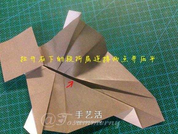 兔八哥的折紙方法圖解 大牙兔的折法步驟圖 -  rpnrmr.com