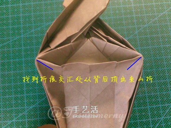 兔八哥的折紙方法圖解 大牙兔的折法步驟圖 -  rpnrmr.com