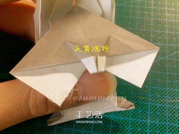兔八哥的折紙方法圖解 大牙兔的折法步驟圖 -  rpnrmr.com