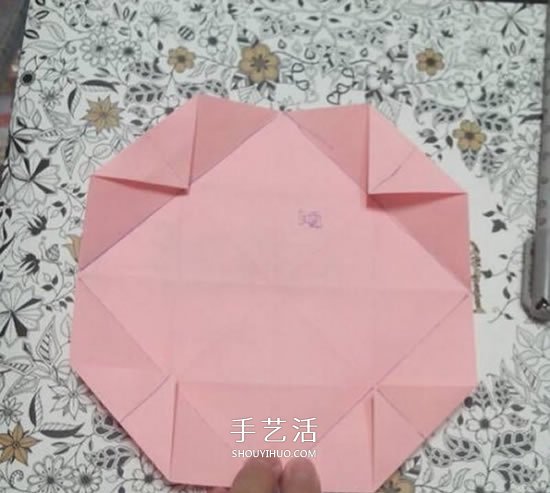 愛心相框怎么折圖解 帶心形四方相框的折法 -  rpnrmr.com