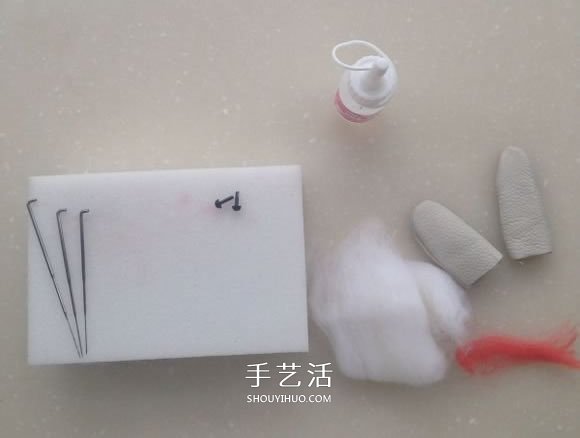 羊毛氈小兔子制作圖解 簡單手工羊毛氈兔子DIY -  rpnrmr.com