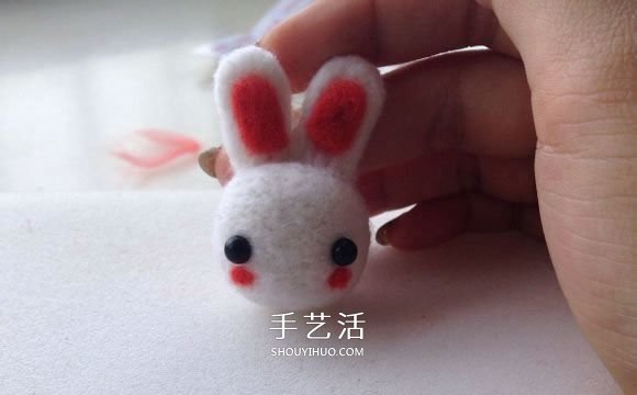 羊毛氈小兔子制作圖解 簡單手工羊毛氈兔子DIY -  rpnrmr.com