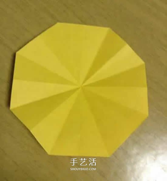 向日葵折紙步驟圖解 詳細(xì)折紙向日葵的方法 -  rpnrmr.com