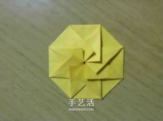 向日葵折紙步驟圖解 詳細(xì)折紙向日葵的方法 -  rpnrmr.com