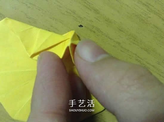 向日葵折紙步驟圖解 詳細(xì)折紙向日葵的方法 -  rpnrmr.com