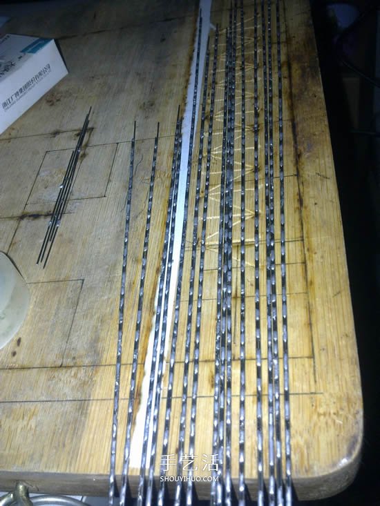 大頭針制作埃菲爾鐵塔 金屬版埃菲爾鐵塔模型DIY -  rpnrmr.com
