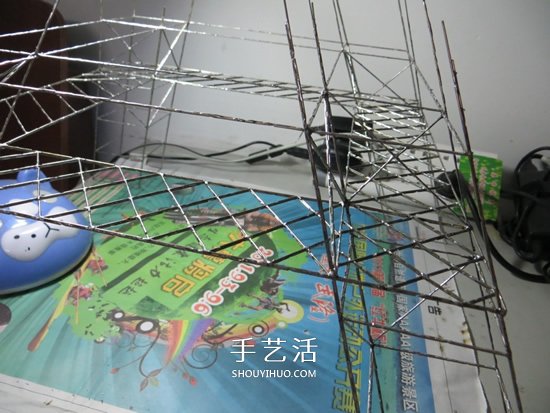 大頭針制作埃菲爾鐵塔 金屬版埃菲爾鐵塔模型DIY -  rpnrmr.com