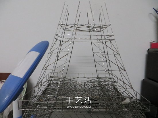 大頭針制作埃菲爾鐵塔 金屬版埃菲爾鐵塔模型DIY -  rpnrmr.com