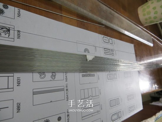大頭針制作埃菲爾鐵塔 金屬版埃菲爾鐵塔模型DIY -  rpnrmr.com