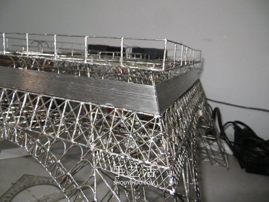 大頭針制作埃菲爾鐵塔 金屬版埃菲爾鐵塔模型DIY -  rpnrmr.com