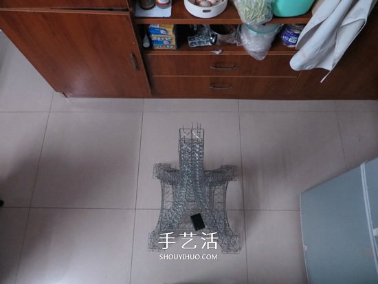 大頭針制作埃菲爾鐵塔 金屬版埃菲爾鐵塔模型DIY -  rpnrmr.com
