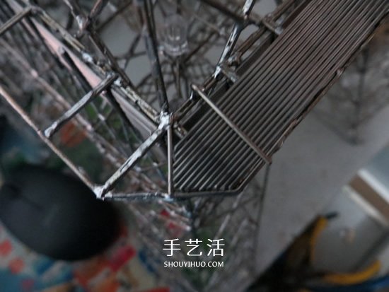 大頭針制作埃菲爾鐵塔 金屬版埃菲爾鐵塔模型DIY -  rpnrmr.com