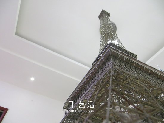 大頭針制作埃菲爾鐵塔 金屬版埃菲爾鐵塔模型DIY -  rpnrmr.com