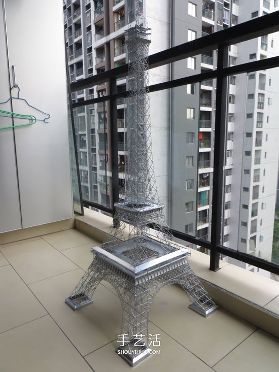 大頭針制作埃菲爾鐵塔 金屬版埃菲爾鐵塔模型DIY -  rpnrmr.com