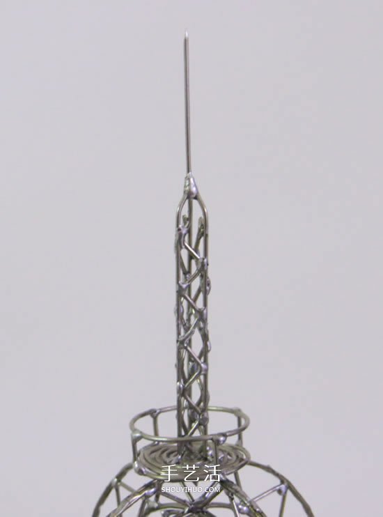 大頭針制作埃菲爾鐵塔 金屬版埃菲爾鐵塔模型DIY -  rpnrmr.com
