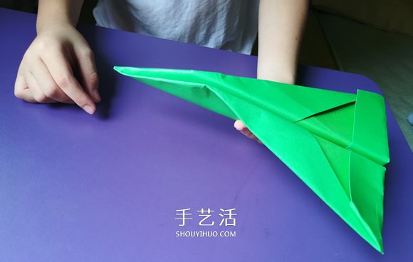 八歲小男孩的折紙分享 折紙戰(zhàn)斗機(jī)的圖解教程 -  rpnrmr.com
