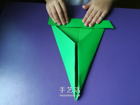 八歲小男孩的折紙分享 折紙戰(zhàn)斗機(jī)的圖解教程 -  rpnrmr.com