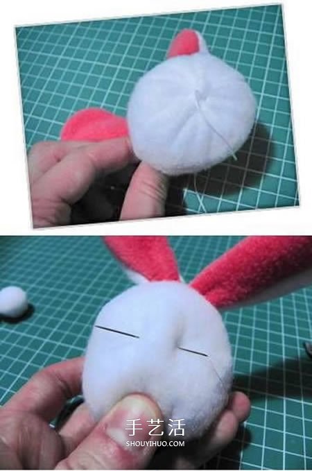 不織布兔子玩偶的做法 手工布藝兔子布偶DIY -  rpnrmr.com
