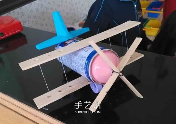 露露瓶子廢物利用 DIY手工制作飛機模型圖片 -  rpnrmr.com