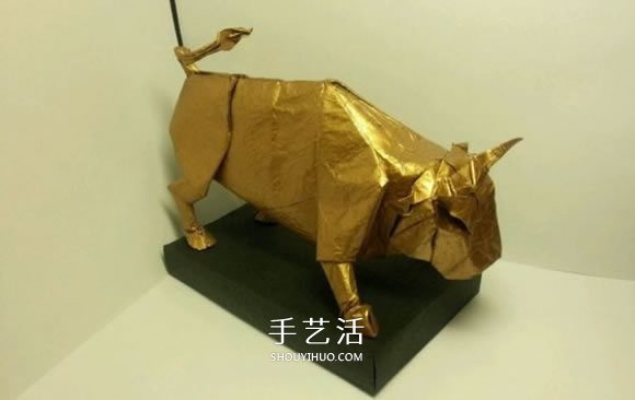 立體十二生肖牛的折法 逼真立體牛的折法圖解 -  rpnrmr.com