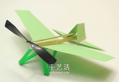 螺旋槳飛機模型DIY 橡皮筋動力飛機制作方法 -  rpnrmr.com