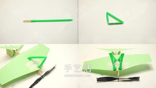 螺旋槳飛機模型DIY 橡皮筋動力飛機制作方法 -  rpnrmr.com