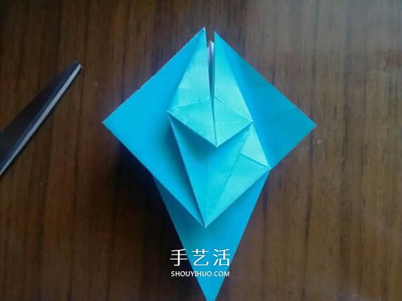 八瓣菊花的折法圖解 重陽節(jié)立體菊花折紙教程 -  rpnrmr.com