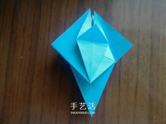 八瓣菊花的折法圖解 重陽節(jié)立體菊花折紙教程 -  rpnrmr.com