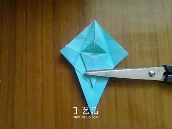 八瓣菊花的折法圖解 重陽節(jié)立體菊花折紙教程 -  rpnrmr.com
