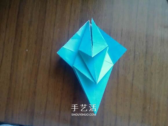 八瓣菊花的折法圖解 重陽節(jié)立體菊花折紙教程 -  rpnrmr.com
