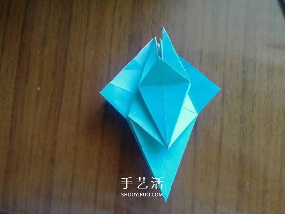 八瓣菊花的折法圖解 重陽節(jié)立體菊花折紙教程 -  rpnrmr.com