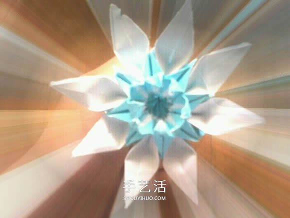 八瓣菊花的折法圖解 重陽節(jié)立體菊花折紙教程 -  rpnrmr.com