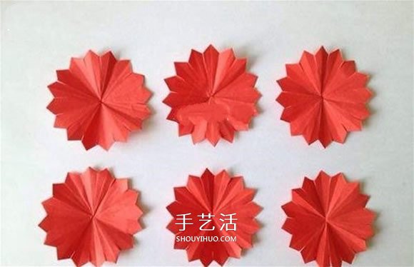母親節(jié)康乃馨花的做法 彩紙康乃馨手工制作 -  rpnrmr.com