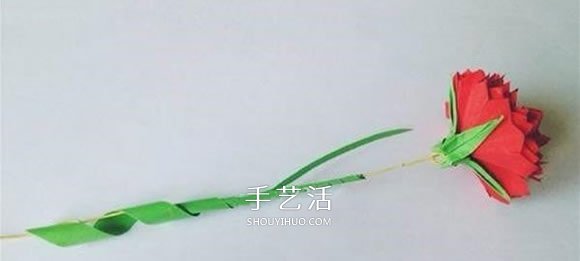 母親節(jié)康乃馨花的做法 彩紙康乃馨手工制作 -  rpnrmr.com