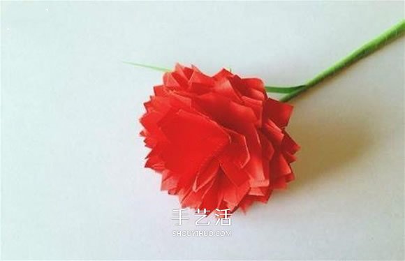母親節(jié)康乃馨花的做法 彩紙康乃馨手工制作 -  rpnrmr.com