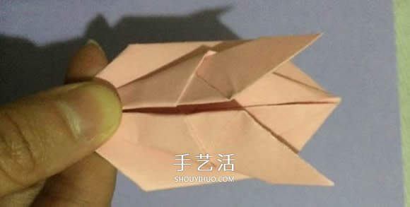 立體兔子的簡單折法 兒童手工折紙兔子圖解 -  rpnrmr.com