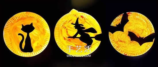 幼兒餐盤手工制作月夜 創(chuàng)意餐盤畫的制作方法 -  rpnrmr.com