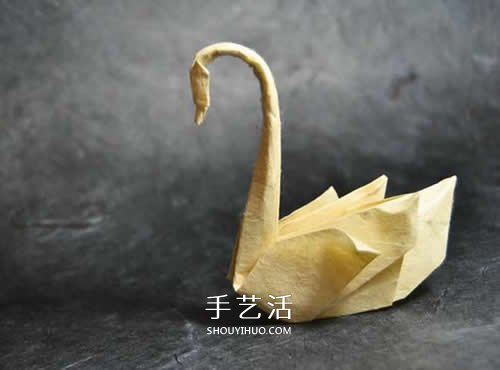 簡(jiǎn)單天鵝的折紙方法 手工折紙漂亮天鵝圖解 -  rpnrmr.com